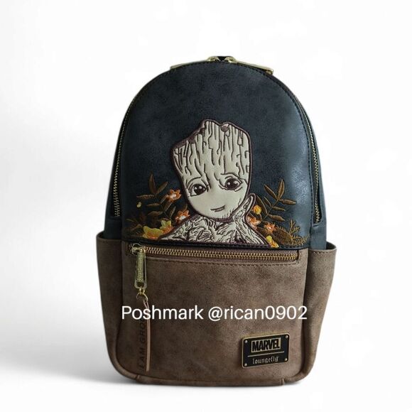 Loungefly Marvel Guardians of the Galaxy Groot Floral Mini Backpack